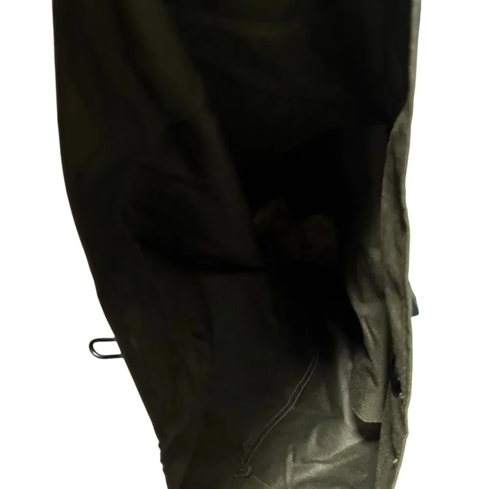 Vintage Military Top Load Duffle Bag Rut Sack Heavy Duty Nylon Canvas Green